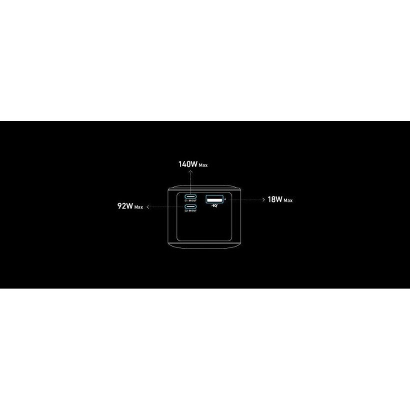 Зовнішній акумулятор Anker 737 Prime 27650 250W (A1340011)  Фото №5