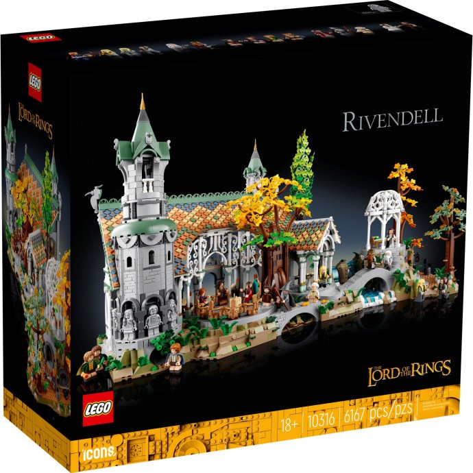 Блоковий конструктор LEGO Володар кілець: Рівенделл (10316)  Фото №0