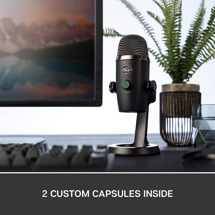 Микрофон для ПК/для стриминга, подкастов Blue Microphones Yeti Nano Black (988-000401)  Фото №7