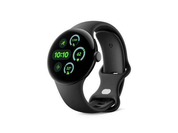Смарт-часы Google Pixel Watch 3 41 mm Wi-Fi Matte Black Aluminum Case/Obsidian Active Band  Фото №0