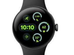 Смарт-годинник Google Pixel Watch 3 41 mm Wi-Fi Matte Black Aluminum Case/Obsidian Active Band