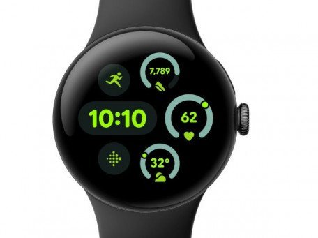 Смарт-часы Google Pixel Watch 3 41 mm Wi-Fi Matte Black Aluminum Case/Obsidian Active Band