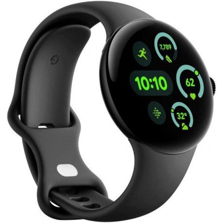 Смарт-часы Google Pixel Watch 3 45 mm Wi-Fi Matte Black Aluminum Case/Obsidian Active Band  Фото №1