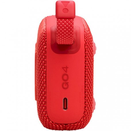 Портативна колонка JBL Go 4 Red (JBLGO4RED)  Фото №1