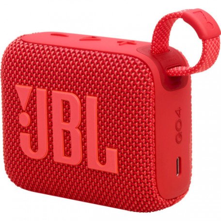 Портативна колонка JBL Go 4 Red (JBLGO4RED)  Фото №4