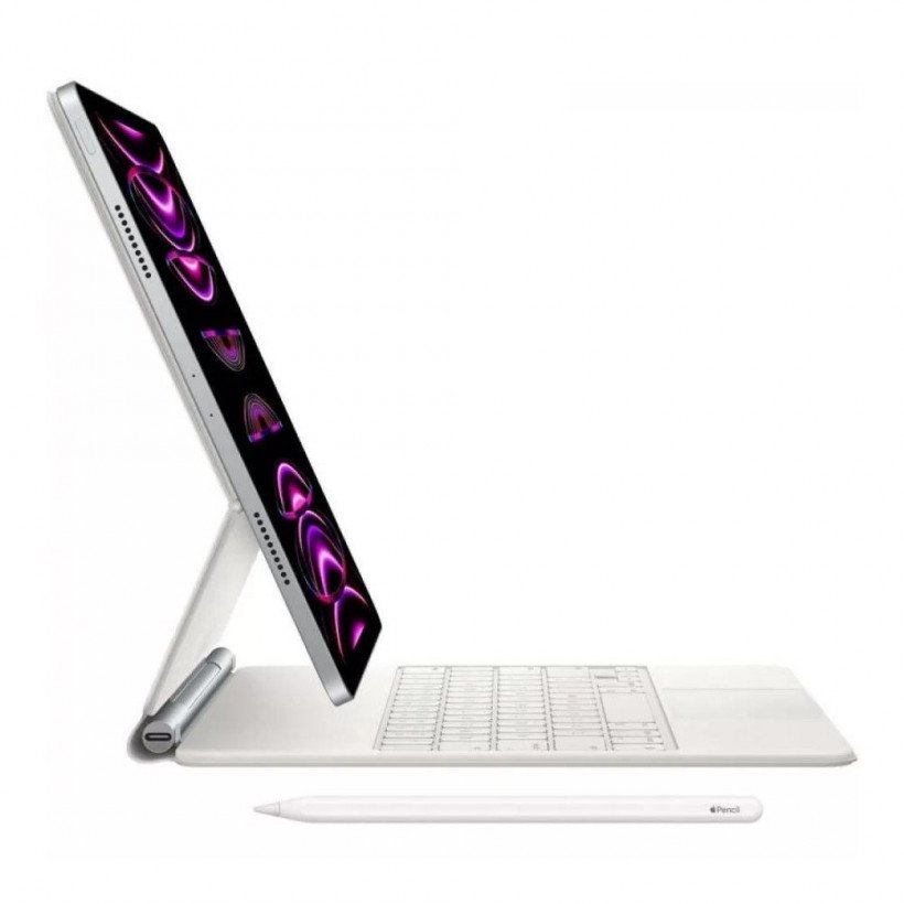 Планшет Apple iPad Pro 12.9 2022 Wi-Fi + Cellular 128GB Silver (MP5Y3, MP1Y3) (MDM)  Фото №0