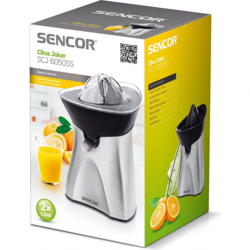 Соковитискач для цитрусових Sencor SCJ 6050SS  Фото №6