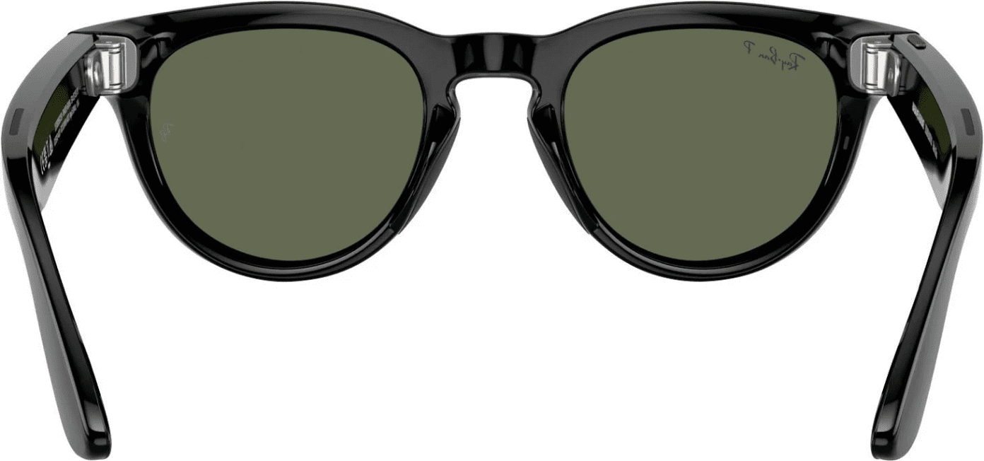 Смарт-очки Ray-Ban Meta Headliner Shiny Black Frame/Green Lenses (RW4009 601/9A 50-23)  Фото №0