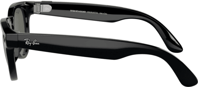 Смарт-окуляри Ray-Ban Meta Headliner Shiny Black Frame/Green Lenses (RW4009 601/9A 50-23)  Фото №3