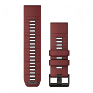 Ремінець Garmin fenix 8 QuickFit 26 мм Marsala/Graphite силіконовий 010-13393-06
