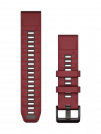 Ремінець Garmin Fenix 8 QuickFit 22mm Watch Bands Marsala/Graphite Silicone (010-13392-06) 