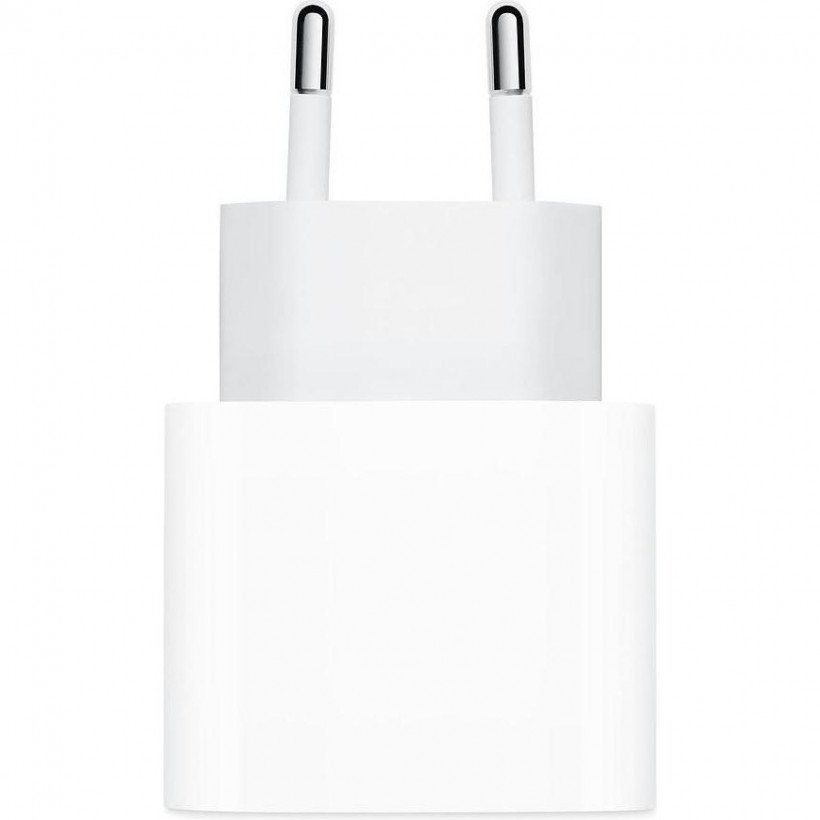 Сетевое зарядное устройство Apple 20W USB-C White (MHJA3) (USA)  Фото №0