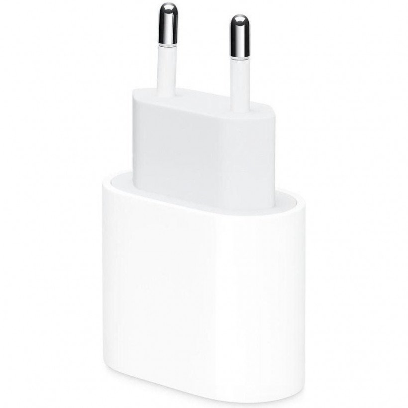 Сетевое зарядное устройство Apple 20W USB-C White (MHJA3) (USA)  Фото №0