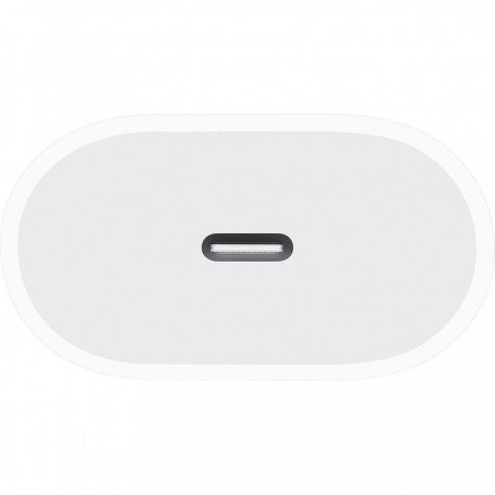 Сетевое зарядное устройство Apple 20W USB-C White (MHJA3) (USA)  Фото №1