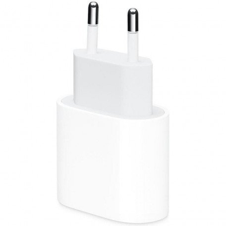 Сетевое зарядное устройство Apple 20W USB-C White (MHJA3) (USA)  Фото №0