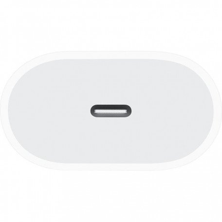 Сетевое зарядное устройство Apple 20W USB-C White (MHJA3) (USA)  Фото №1