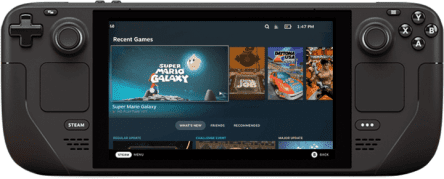 Портативна ігрова приставка Valve Steam Deck 512 GB (Refurbished)