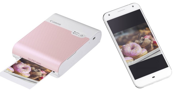 Мобильный фотопринтер Canon Selphy Square QX10 Pink (4109C009)  Фото №3