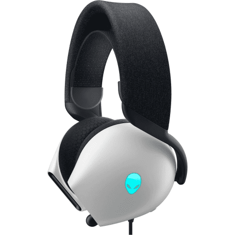 Наушники с микрофоном Dell Alienware AW520H Lunar Light (545-BBFJ)  Фото №1