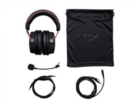 Навушники з мікрофоном HyperX Cloud Alpha Black/Red (4P5L1AX)  Фото №3