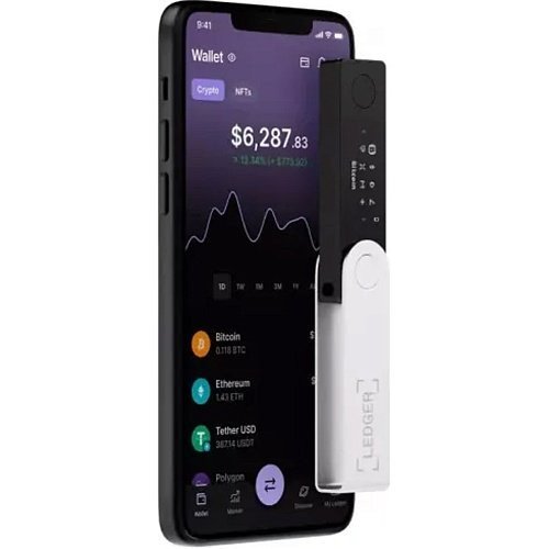 Апаратний криптогаманець Ledger Nano X Onyx Black  Фото №4