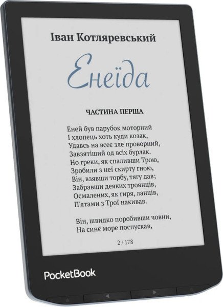 Електронна книга з підсвічуванням PocketBook 634K3 Verse Pro Color, StormySea (PB634K3-1-WW)  Фото №3