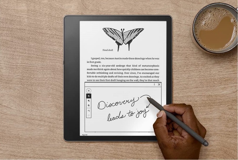 Електронна книга з підсвічуванням Amazon Kindle Scribe Premium Pen 64 GB Premium Pen (B09BSRTHL7)  Фото №4