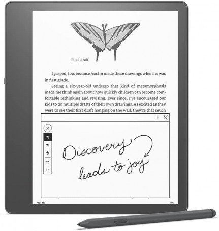 Електронна книга з підсвічуванням Amazon Kindle Scribe Premium Pen 64 GB Premium Pen (B09BSRTHL7)