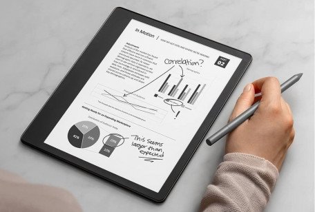 Електронна книга з підсвічуванням Amazon Kindle Scribe Premium Pen 64 GB Premium Pen (B09BSRTHL7)  Фото №0