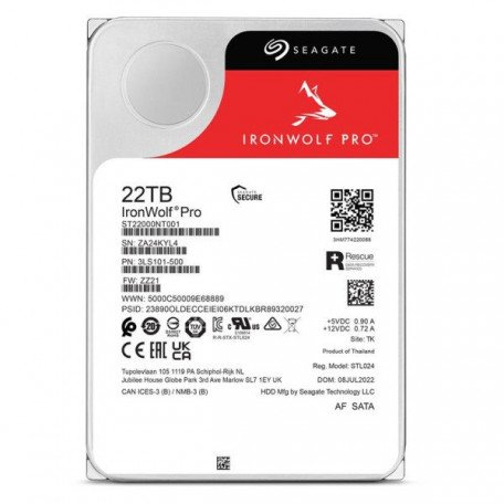 Жорсткий диск Seagate IronWolf Pro 22 TB (ST22000NT001)  Фото №0