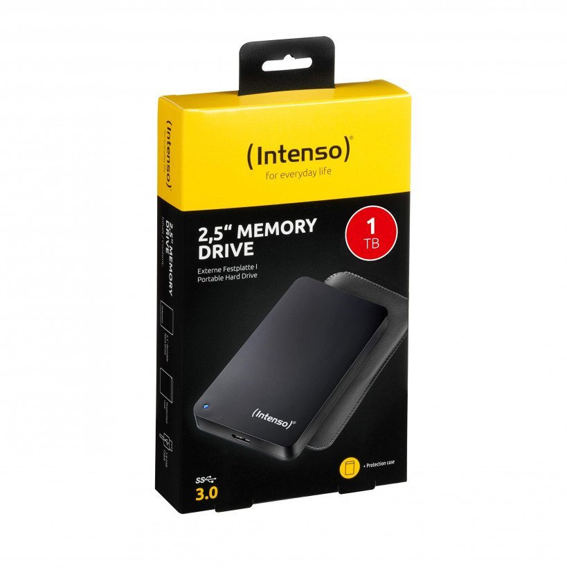 Жесткий диск Intenso 2.5 1TB Memory Case USB 3.0 Black  Фото №0