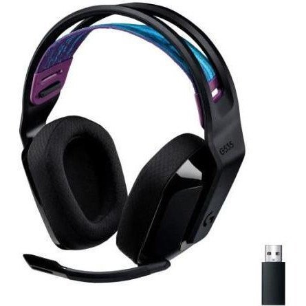 Наушники с микрофоном Logitech G535 Lightspeed Wireless Black (939-002219)  Фото №2