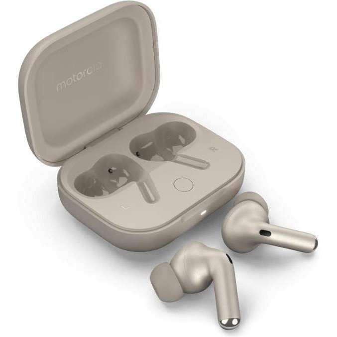Навушники TWS Motorola Moto Buds+ Beach Sand (PG38C05742)  Фото №0
