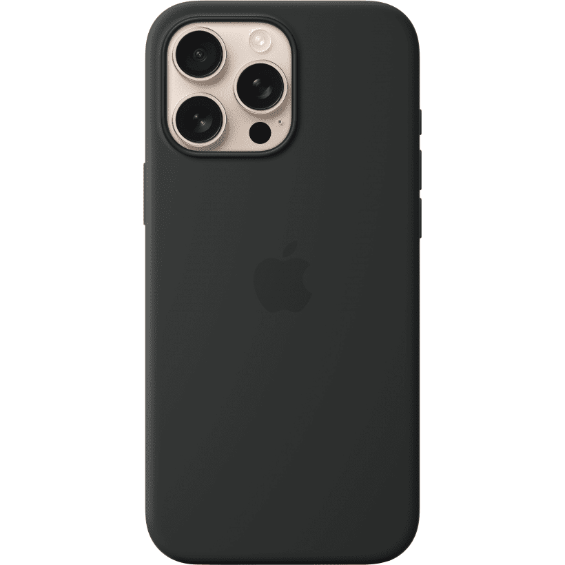 Чехол для смартфона Apple iPhone 16 Pro Silicone Case with MagSafe - Black (MYYJ3)  Фото №0