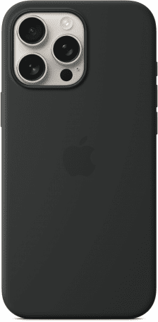 Чехол для смартфона Apple iPhone 16 Pro Silicone Case with MagSafe - Black (MYYJ3)  Фото №1