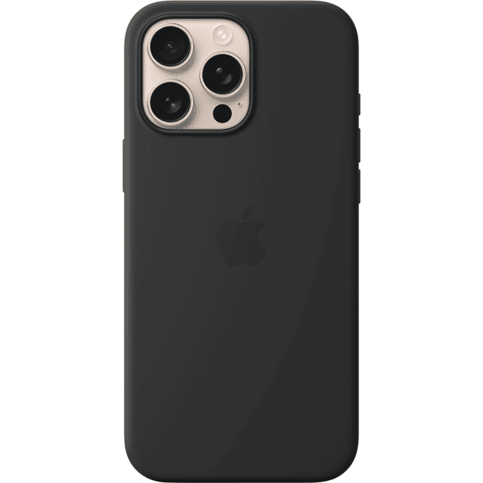 Чохол для смартфона Apple iPhone 16 Pro Silicone Case with MagSafe - Black (MYYJ3)  Фото №0