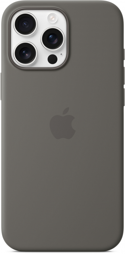 Чехол для смартфона Apple iPhone 16 Silicone Case with MagSafe - Stone Gray (MYY33)  Фото №1