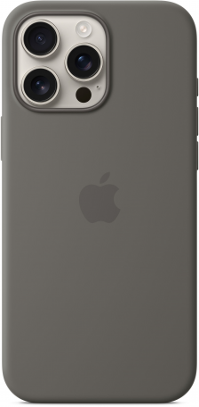 Чехол для смартфона Apple iPhone 16 Silicone Case with MagSafe - Stone Gray (MYY33)  Фото №0