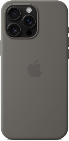 Чехол для смартфона Apple iPhone 16 Silicone Case with MagSafe - Stone Gray (MYY33)  Фото №2