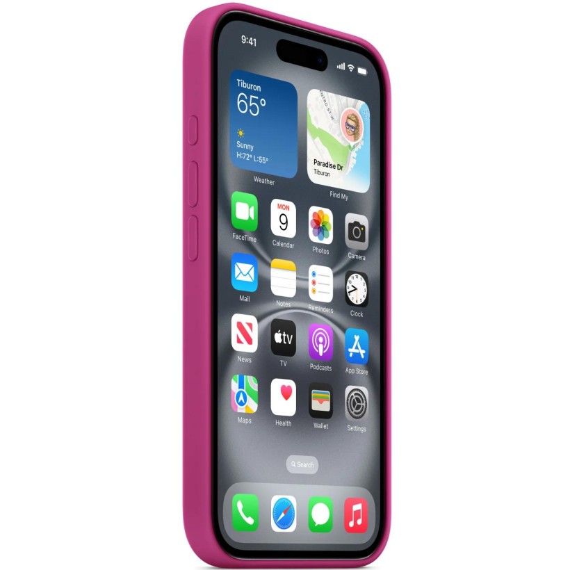 Чохол для смартфона Apple iPhone 16 Silicone Case with MagSafe - Fuchsia (MYY53)  Фото №0