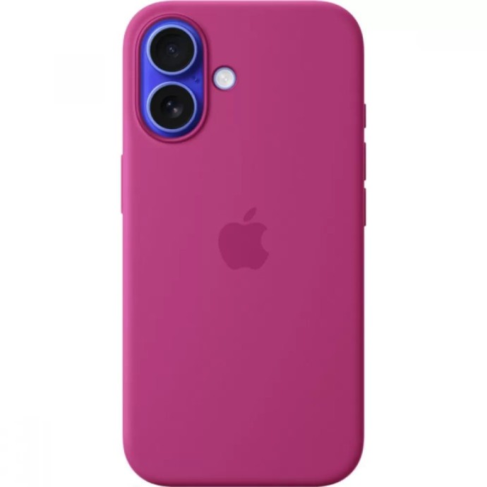 Чохол для смартфона Apple iPhone 16 Silicone Case with MagSafe - Fuchsia (MYY53)  Фото №1