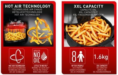 Мультипечь (аэрофритюрница) Tefal Easy Fry XXL EY701 (EY701D15)  Фото №1