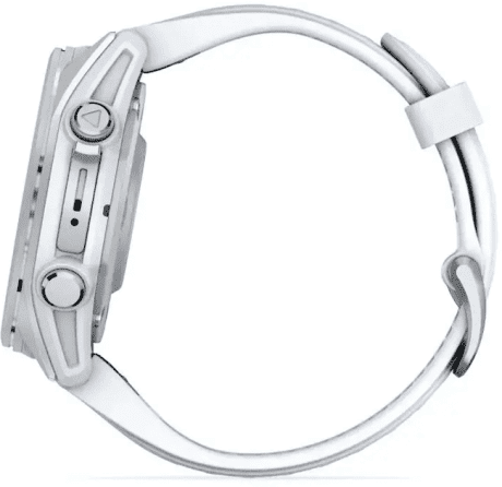 Спортивний годинник Garmin Fenix 8 43mm Amoled Silver with Whitestone Silicone Band (010-02903-00)  Фото №6