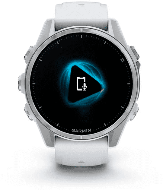 Спортивний годинник Garmin Fenix 8 43mm Amoled Silver with Whitestone Silicone Band (010-02903-00)  Фото №3