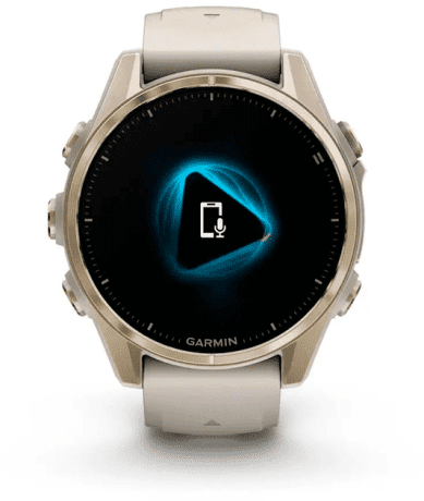 Спортивний годинник Garmin Fenix 8 43mm AMOLED Sapphire Soft Gold w. Fog Gray/Dark Sandstone S. Band (010-02903-10/11)  Фото №2
