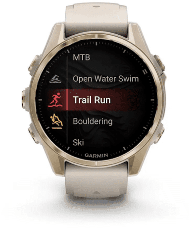 Спортивний годинник Garmin Fenix 8 43mm AMOLED Sapphire Soft Gold w. Fog Gray/Dark Sandstone S. Band (010-02903-10/11)  Фото №9