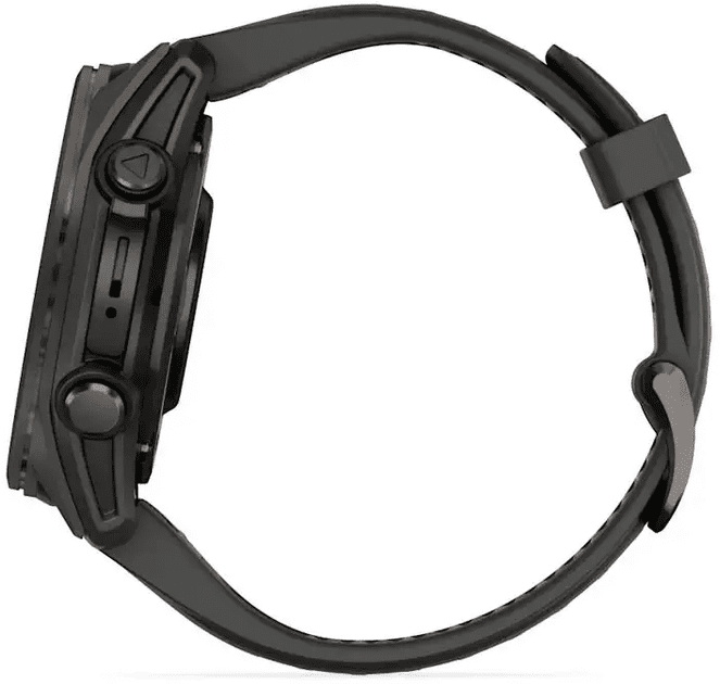 Спортивний годинник Garmin Fenix 8 43mm Amoled Sapphire Carbon Gray DLC Tit. w. Black/Pebble Gray S. Band (010-02903-20/21)  Фото №9