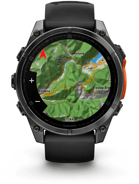 Спортивний годинник Garmin Fenix 8 47mm Amoled Slate Gray with Black Silicone Band (010-02904-00)  Фото №8