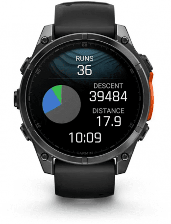 Спортивний годинник Garmin Fenix 8 47mm Amoled Slate Gray with Black Silicone Band (010-02904-00)  Фото №0