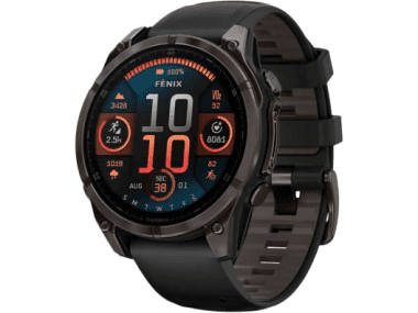 Спортивные часы Garmin Fenix ??8 47mm Amoled Sapphire Carbon Gray DLC Titanium w.
